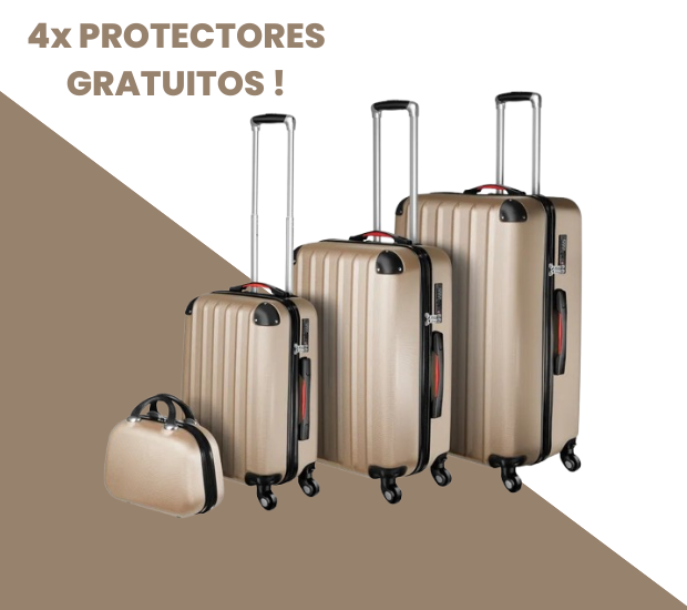 Set de 4 valises Huatravel + Protections offertes !