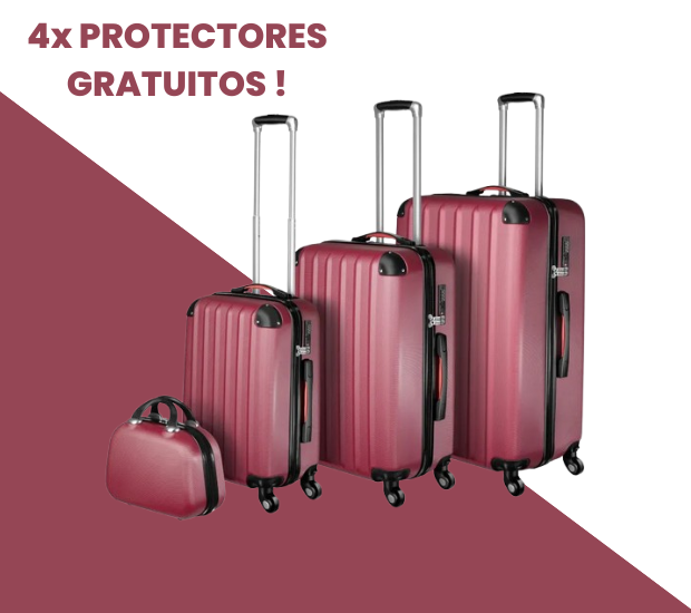 Set de 4 valises Huatravel + Protections offertes !